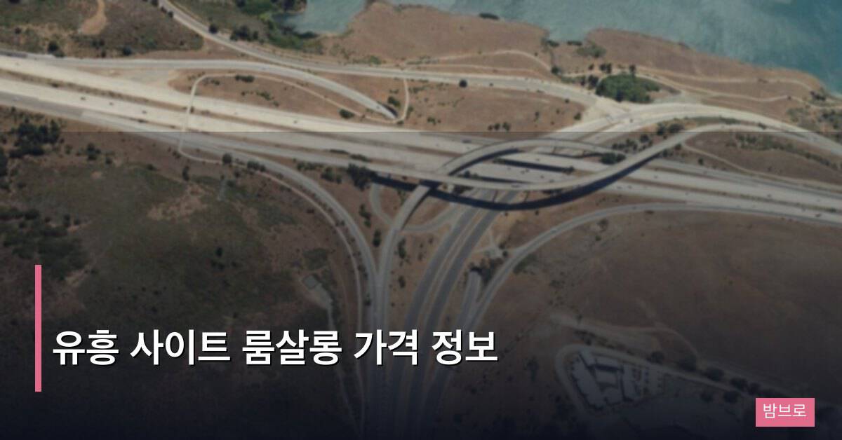 유흥 사이트 룸살롱 가격 정보, 업종별 비용 구조 완전 해설