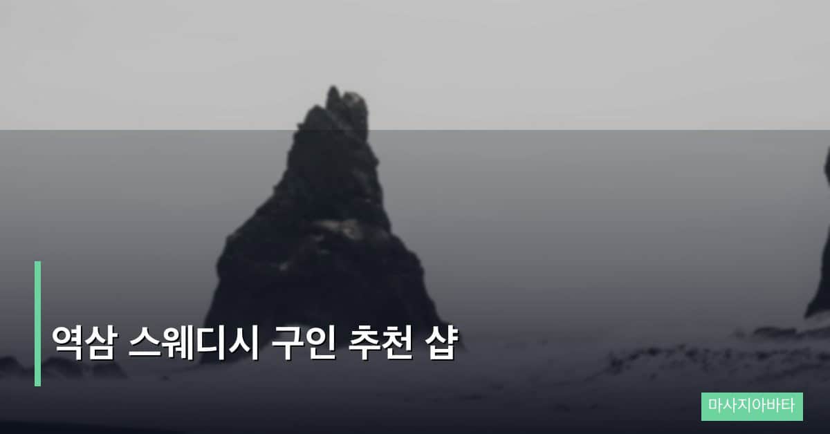 역삼 스웨디시 구인 추천 샵 비교 분석